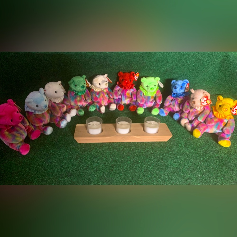 Ty beanie babies BIRTHDAY months bears ventige, mint, retired with tags